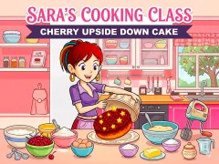 Spel Sara’s Cooking Class: Cherry Upside Down Cake aanlyn