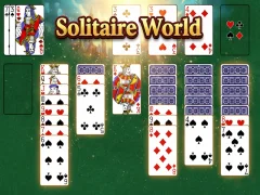 Spel Solitaire World aanlyn