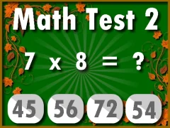 Spel Math Test 2 aanlyn