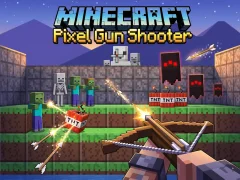 Spel Minecraft Pixel Gun Shooter aanlyn