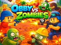 Spel Obby vs Zombies aanlyn