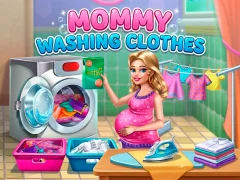 Spel Mommy washing clothes aanlyn
