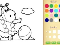 Spel Baby Farm Animals Coloring Book for Kids aanlyn