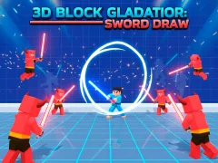 Spel 3D Block Gladiator: Sword Draw aanlyn