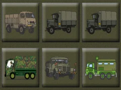 Spel Army Trucks Memory aanlyn