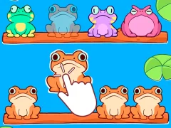Spel Sorting frogs aanlyn