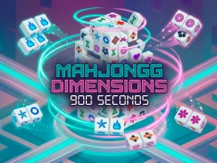 Spel Mahjongg Dimensions 900 seconds aanlyn