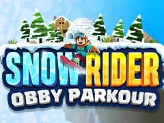 Spel Snow Rider Obby Parkour aanlyn