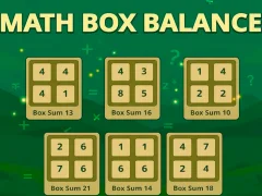 Spel Math Box Balance aanlyn