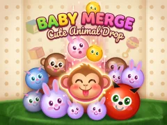 Spel Baby Merge Cute animal drop aanlyn