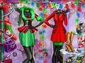 Spel Xmas shopping window aanlyn