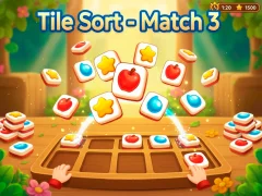 Spel Tile Sort - Match 3 aanlyn