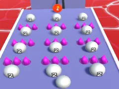 Spel Ball Run 2048 aanlyn