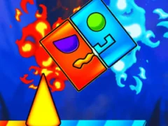 Spel Fire And Water Geometry Dash aanlyn