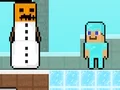 Spel Noob vs Pro Snowman aanlyn