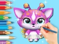 Spel Coloring Book: Cute Fluvsies aanlyn