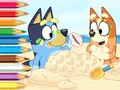 Spel Coloring Book: Bluey On The Beach aanlyn
