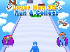 Spel Layer Man 3d Run Collect aanlyn