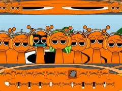 Spel Sprunki Retake: Oren Virus aanlyn