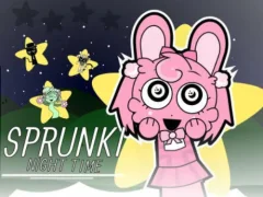 Spel Sprunki Night Time 2 aanlyn