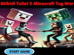 Spel Skibidi Toilet X Minecraft Tug War aanlyn