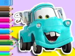 Spel Coloring Book: Mater Cars aanlyn