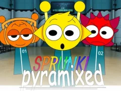 Spel Sprunki Pyramixed: Squid Game aanlyn