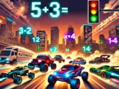 Spel Mathematics Racing aanlyn