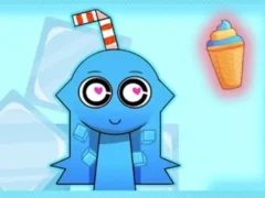 Spel Sprunki Ice Mod  Aqua aanlyn