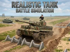 Spel Realistic Tank Battle Simulation aanlyn
