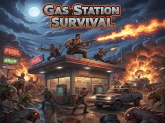 Spel Gas station survival aanlyn