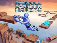 Spel Ragdoll Parkour Simulator aanlyn