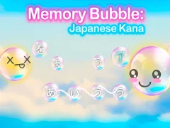 Spel Memory Bubble: Japanese Kana aanlyn