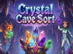 Spel Crystal Cave Sort aanlyn
