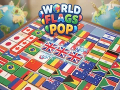 Spel World Flags Pop aanlyn