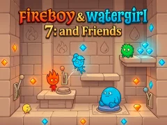 Spel Fireboy & Watergirl 7: and Friends aanlyn