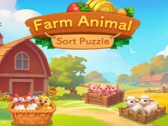 Spel Farm Animal Sort Puzzle aanlyn