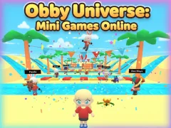 Spel Obby Universe: Mini Games Online aanlyn