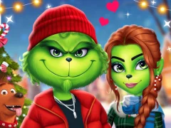 Spel The Grench Couple Holiday Dress up aanlyn