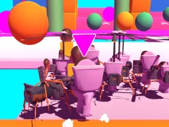 Spel Fall Skibidi Toilet aanlyn
