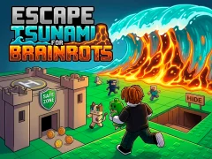 Spel Escape Tsunami for Brainrots aanlyn