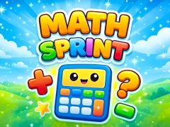 Spel Math Sprint aanlyn