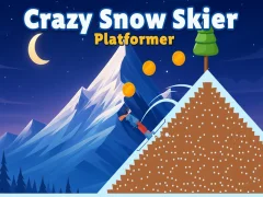 Spel Crazy Snow Skier: Platformer aanlyn