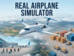 Spel Real Airplane Simulator aanlyn