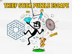 Spel Thief Stick Puzzle Escape aanlyn
