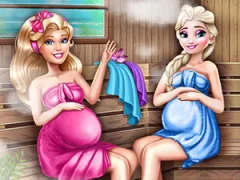Spel Cute Mommies Pregnant Sauna aanlyn