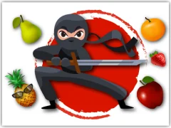 Spel Fruit Ninja aanlyn