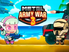 Spel Metal Army War 3 aanlyn