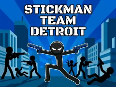 Spel Stickman Team Detroit aanlyn