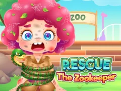 Spel Funny Rescue Zookeeper aanlyn